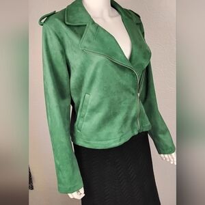 LC Lauren Conrad Green Women's Blazer